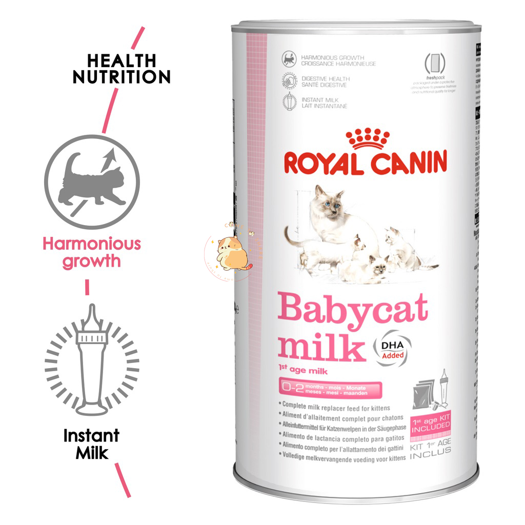 Royal Canin Babycat Milk  kể từ tên thương hiệu Royal nổi tiếng